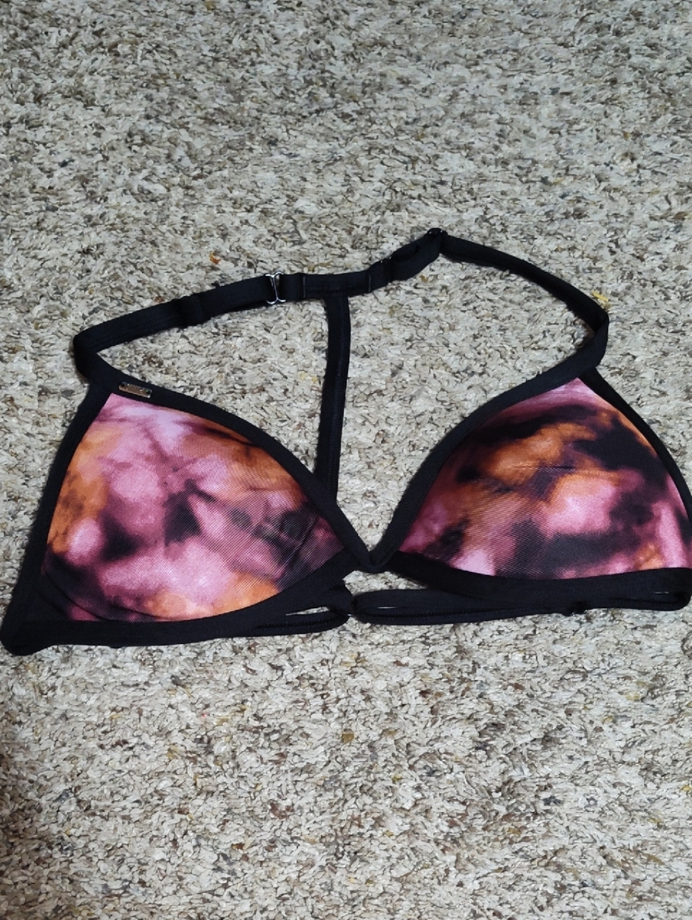 5/$25 SALE Victoria Secret Pink Sport Women’s Tie-Dye Triangle Bra Strappy Back